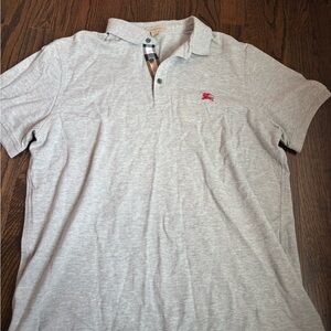 Burberry Grey Polo Tshirt | XL